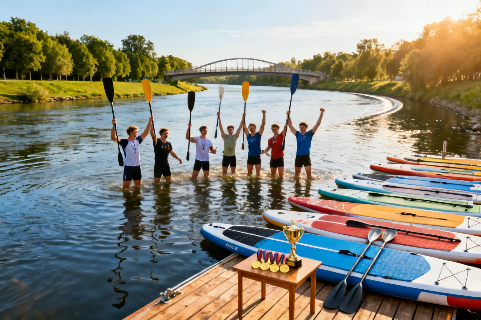 Mistrzostwa Polski SUP pod Krakowem — Majdan ze wszystkimi złotami