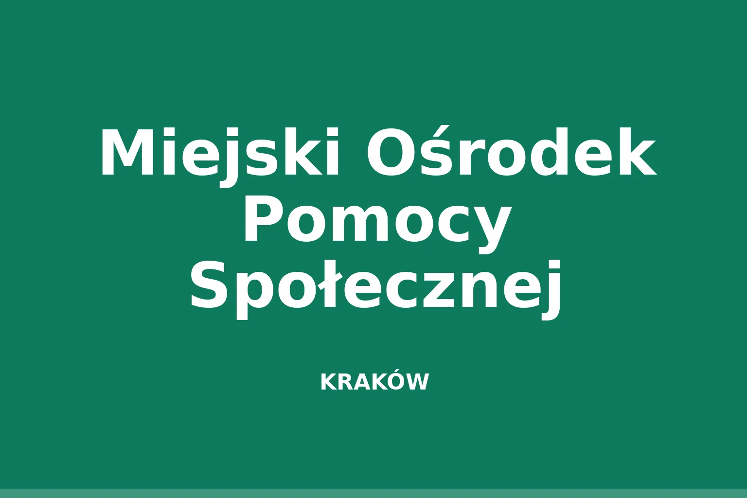 Miejski Ośrodek Pomocy Społecznej