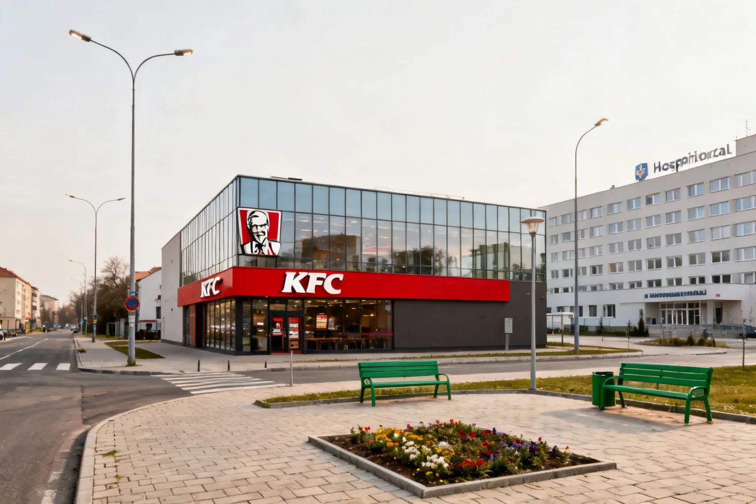 KFC przy szpitalu Prokocim Kraków – nowy duży lokal przy ul. Wielickiej