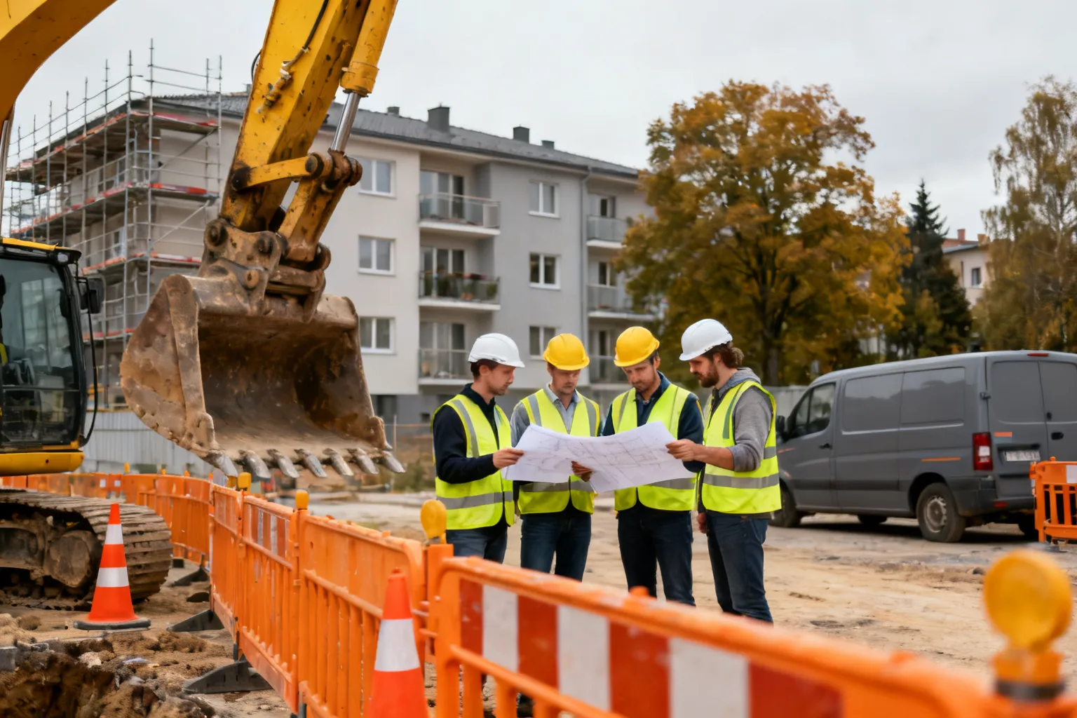 Rozbiórka Centralna 73B Kraków — przygotowania do prac etapowych