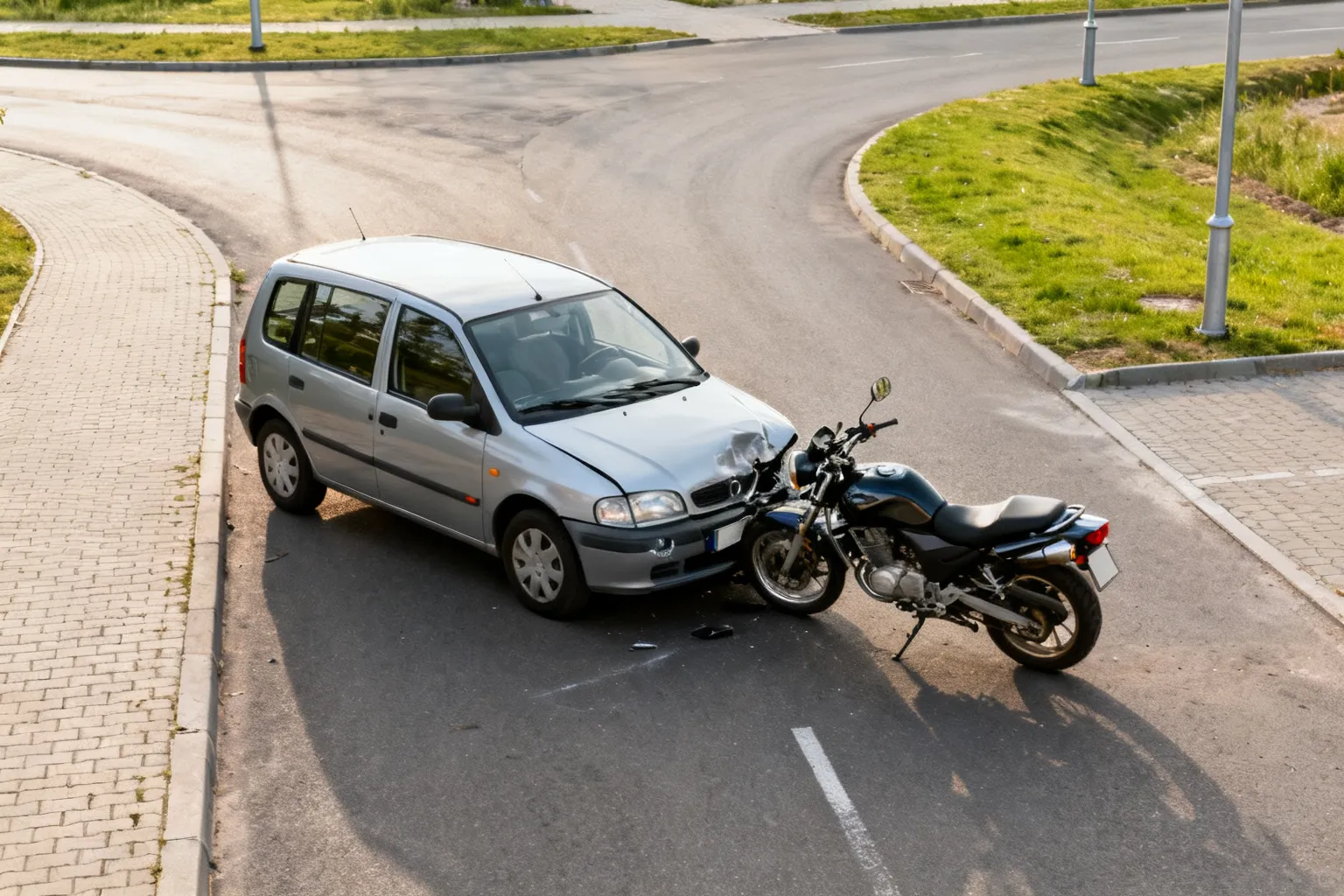 Wypadek Gaj Zakopianka DK7: osobówka zderzyła się z motocyklem, dwie osoby ranne