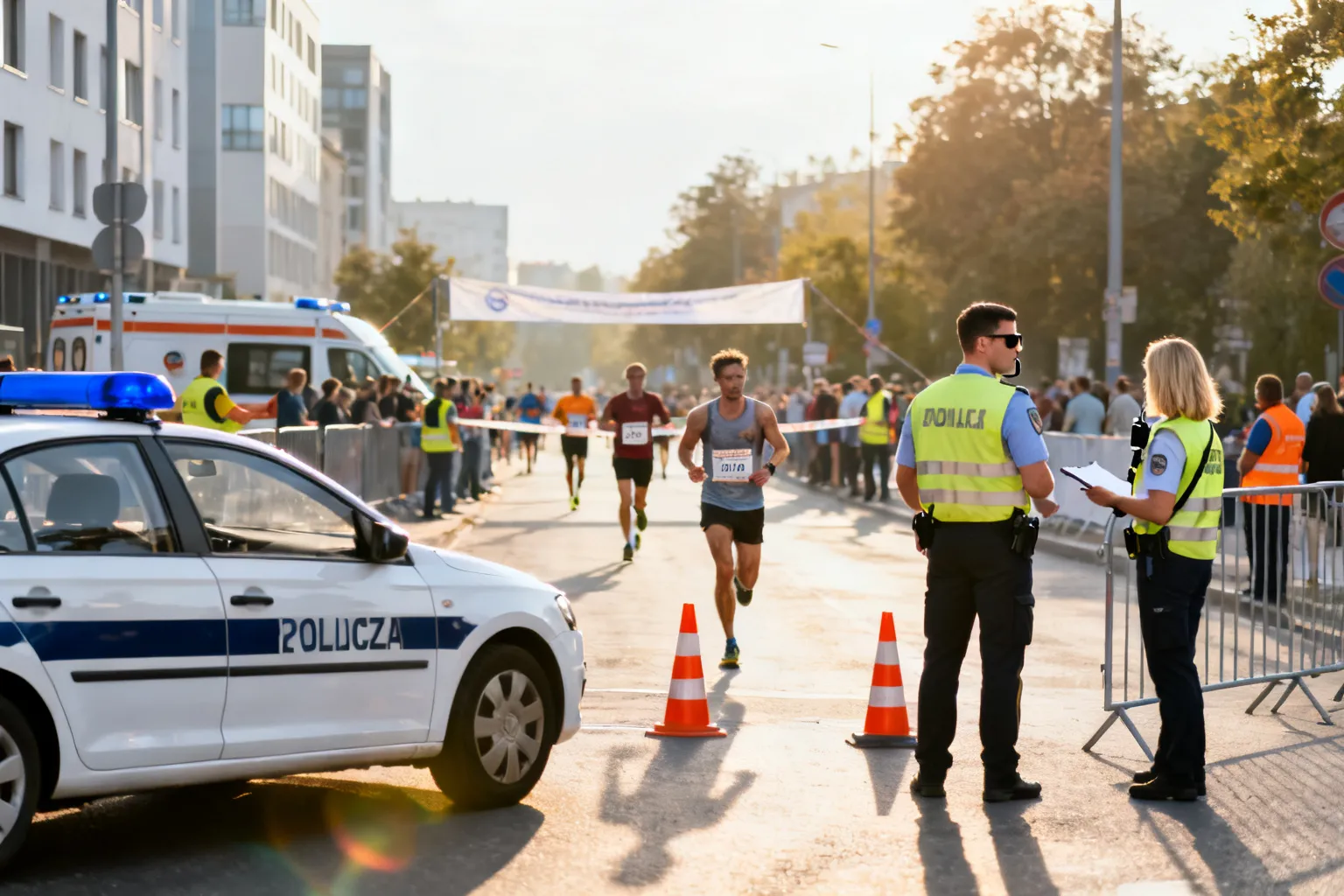 Policjanci zabezpieczyli 12. PKO Cracovia Półmaraton Królewski