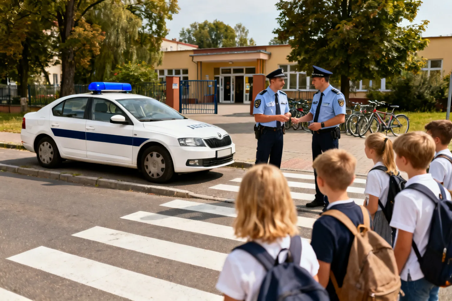 Kraków: policjanci promują bezpieczeństwo w szkołach