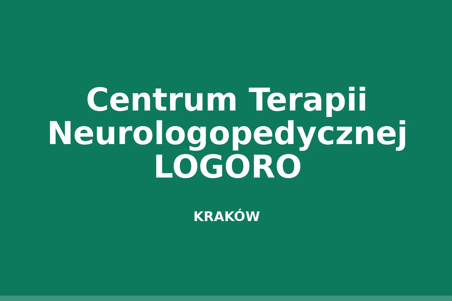 Centrum Terapii Neurologopedycznej LOGORO