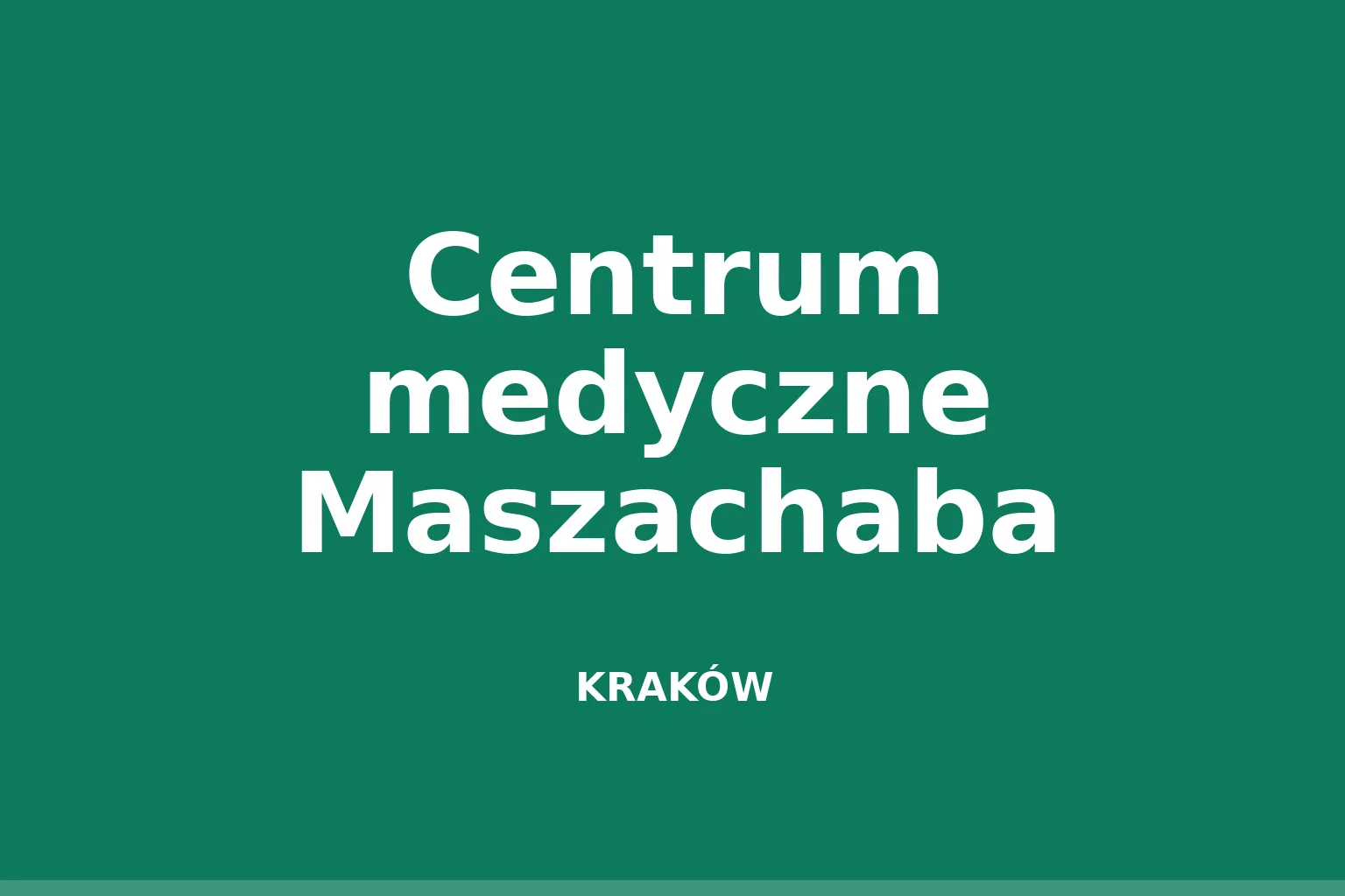 Centrum medyczne Maszachaba