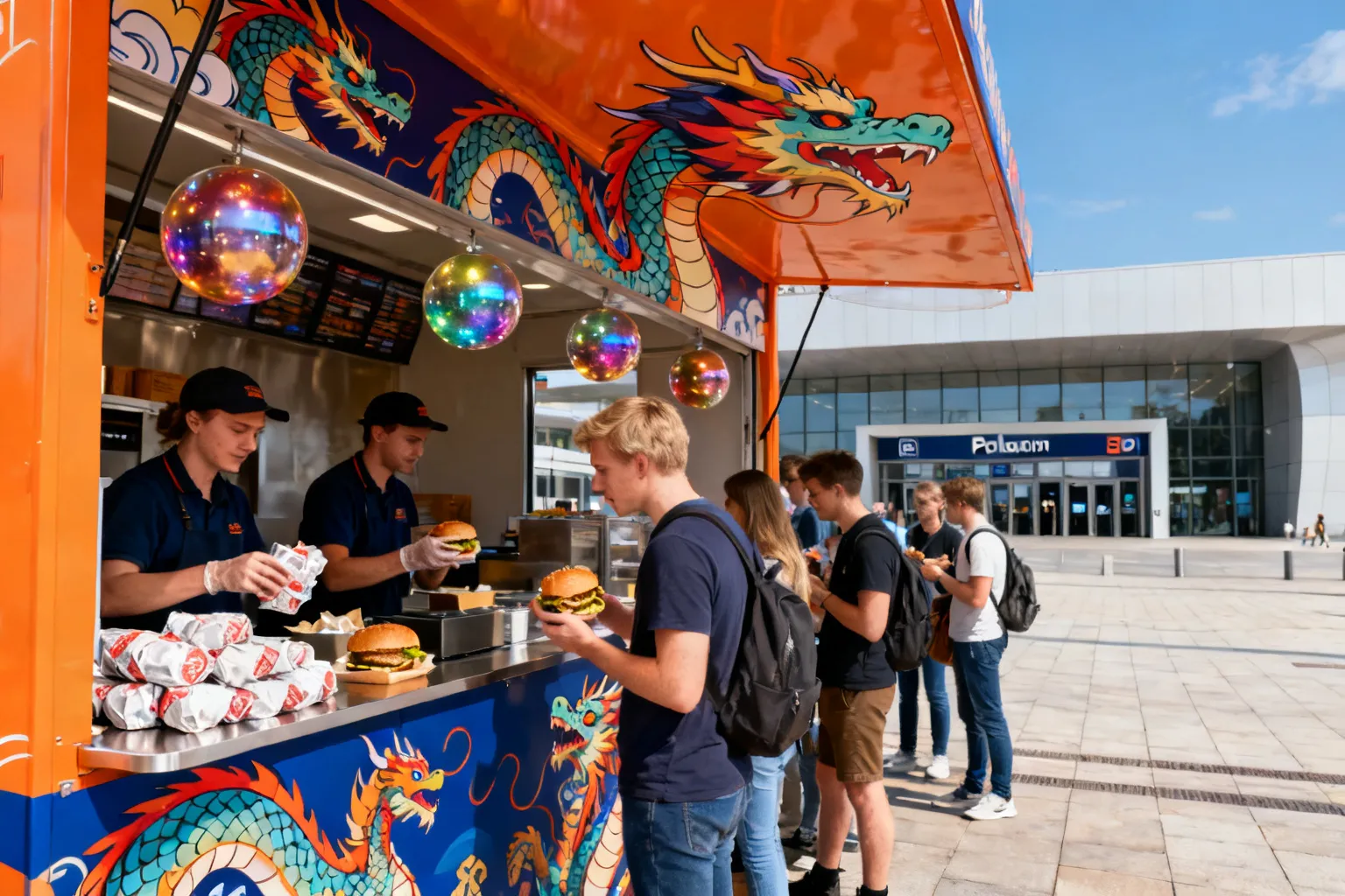 Dragon Ball Burger King Kraków — takeover przy Dworcu Głównym