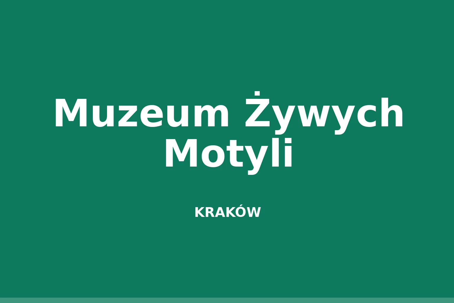 Muzeum Żywych Motyli
