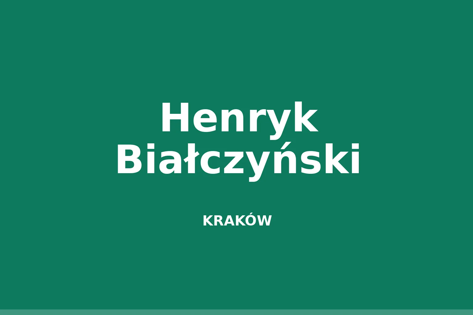 Henryk Białczyński