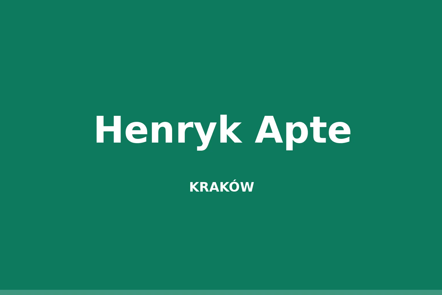 Henryk Apte