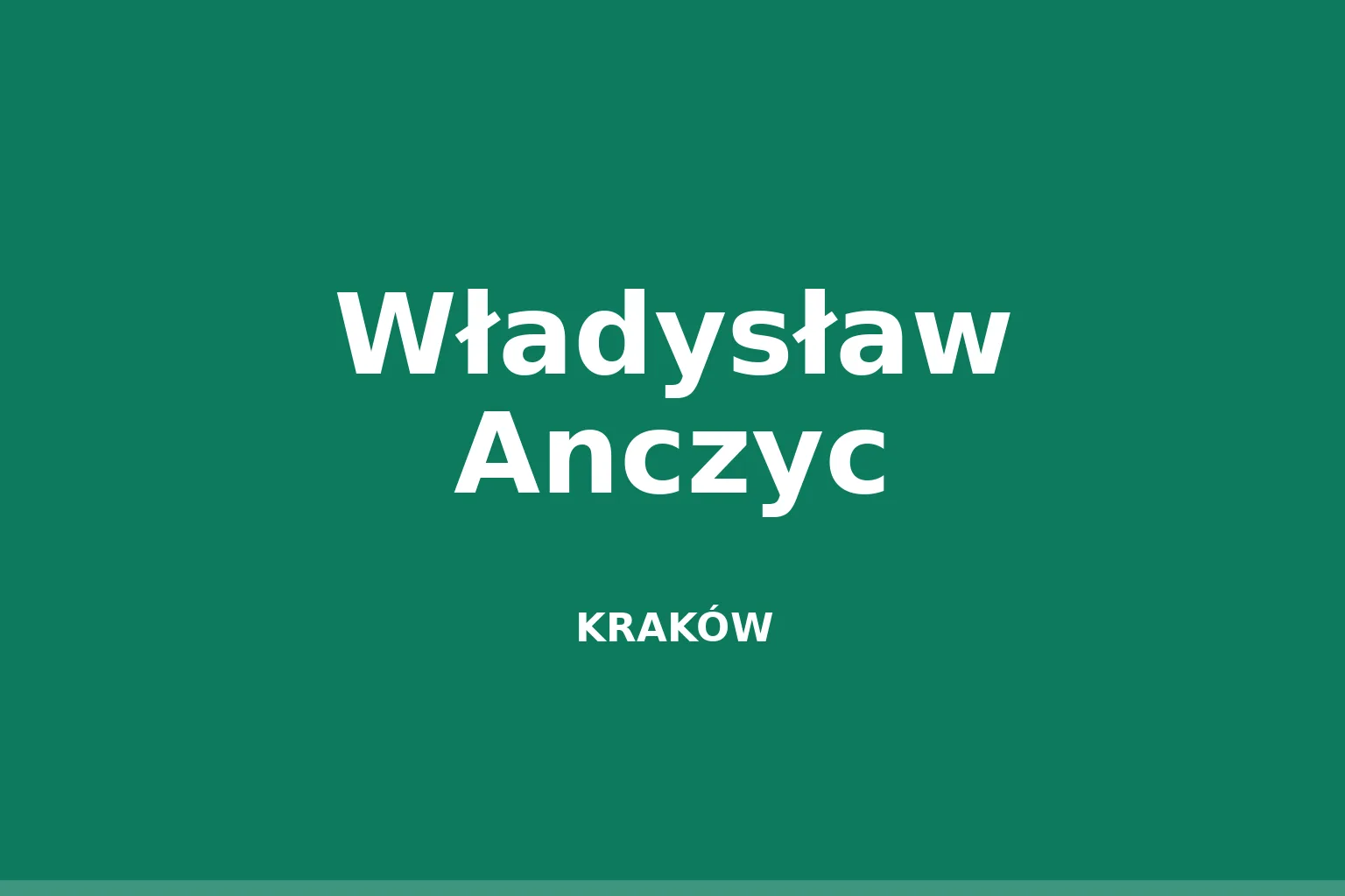 Władysław Anczyc