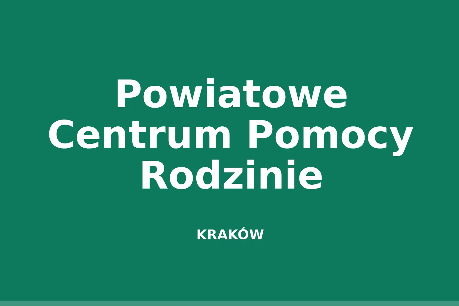 Powiatowe Centrum Pomocy Rodzinie