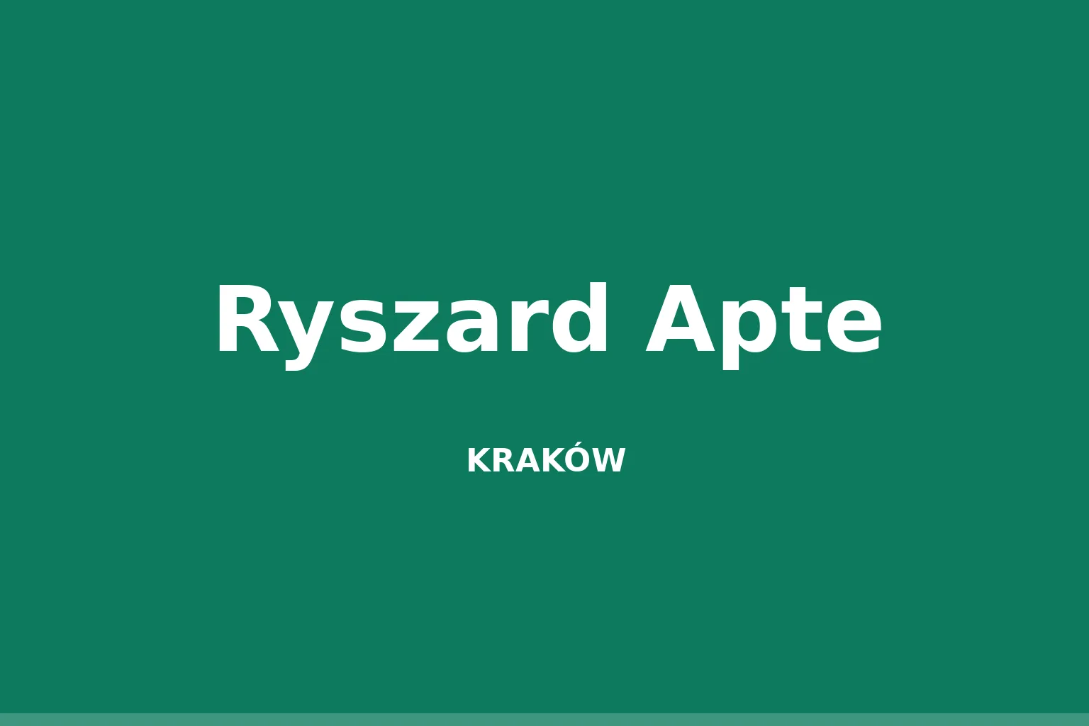 Ryszard Apte