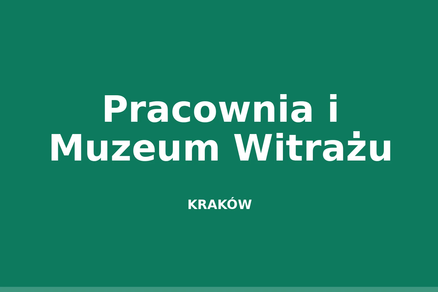 Pracownia i Muzeum Witrażu