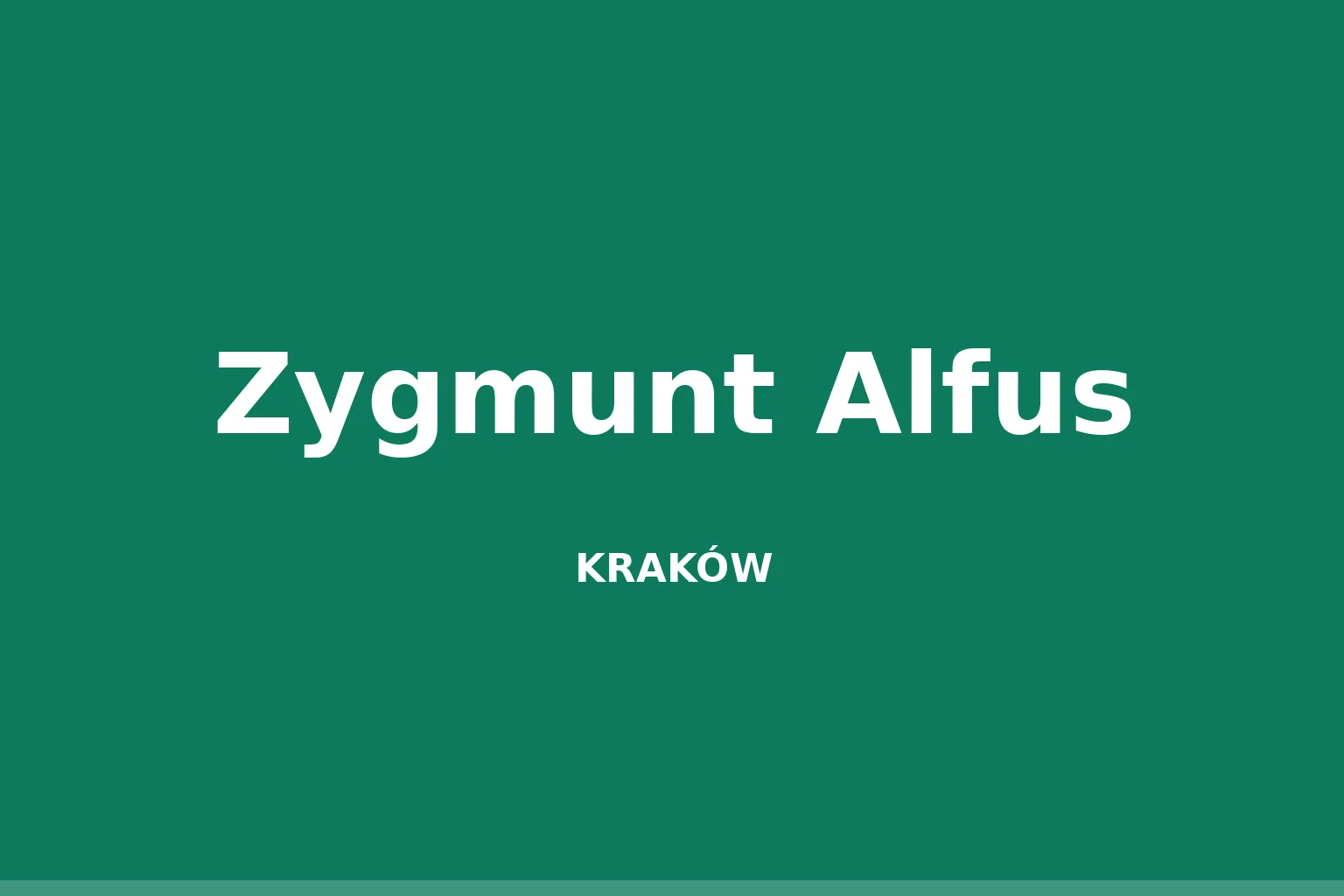 Zygmunt Alfus